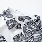Print Graphic Loose Shirt — back view