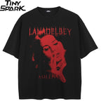 Vintage Black Face Faded T-Shirt — back view