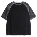 Y2K Vintage Ripped Oversized T-Shirt — back view