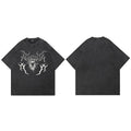 Black Devil Faded T-Shirt — fit shot
