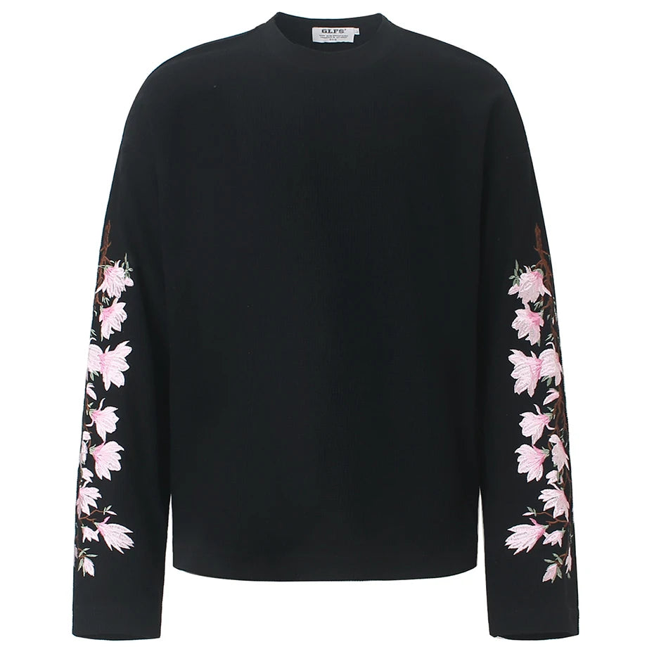 Y2K Flower Embroidered Oversized T-Shirt — styling shot