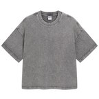 Wax Vintage Print Oversized T-Shirt — detail shot