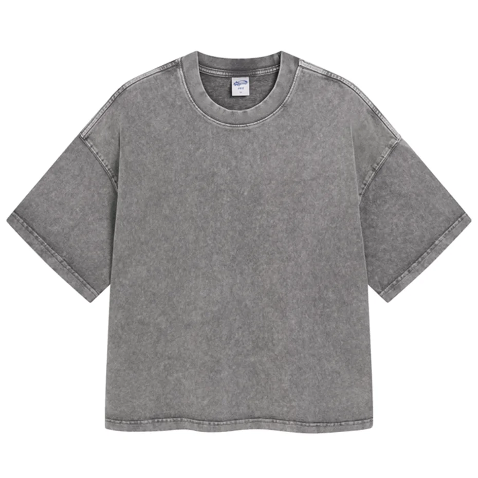 Wax Vintage Print Oversized T-Shirt — detail shot