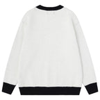 Y2K Vintage Knit Oversized Sweater — detail shot