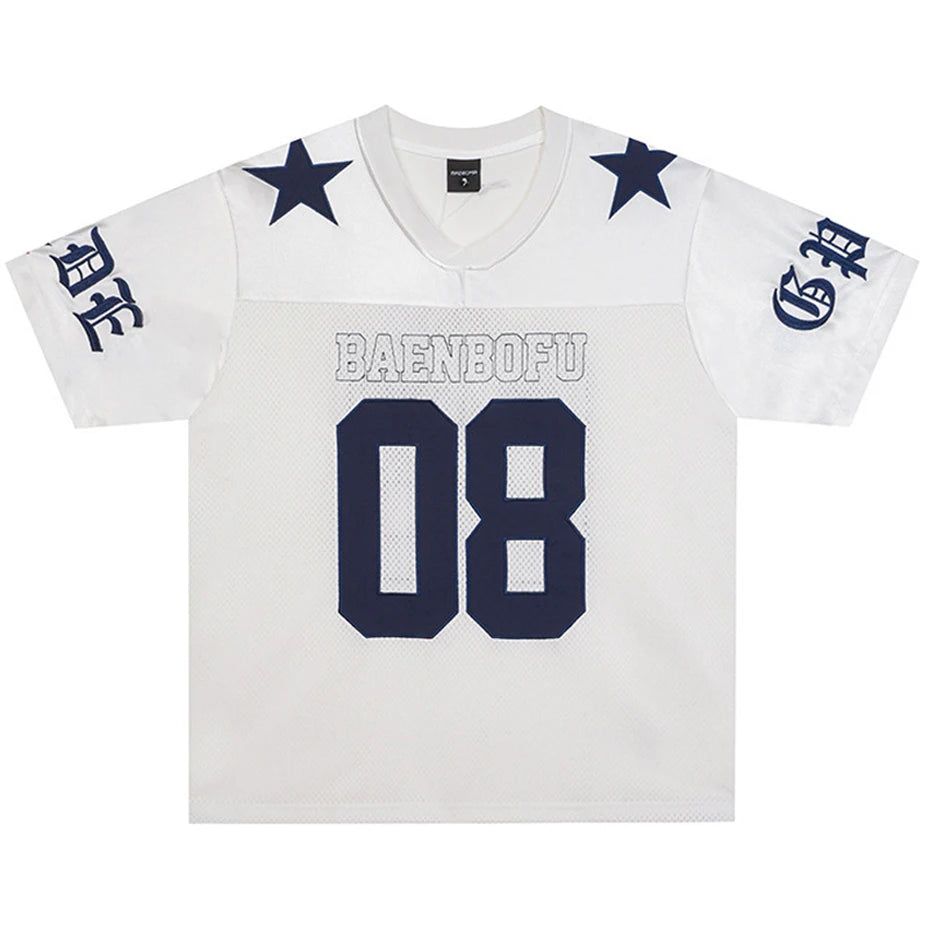Sport Star Graphic Oversized T-Shirt — back view