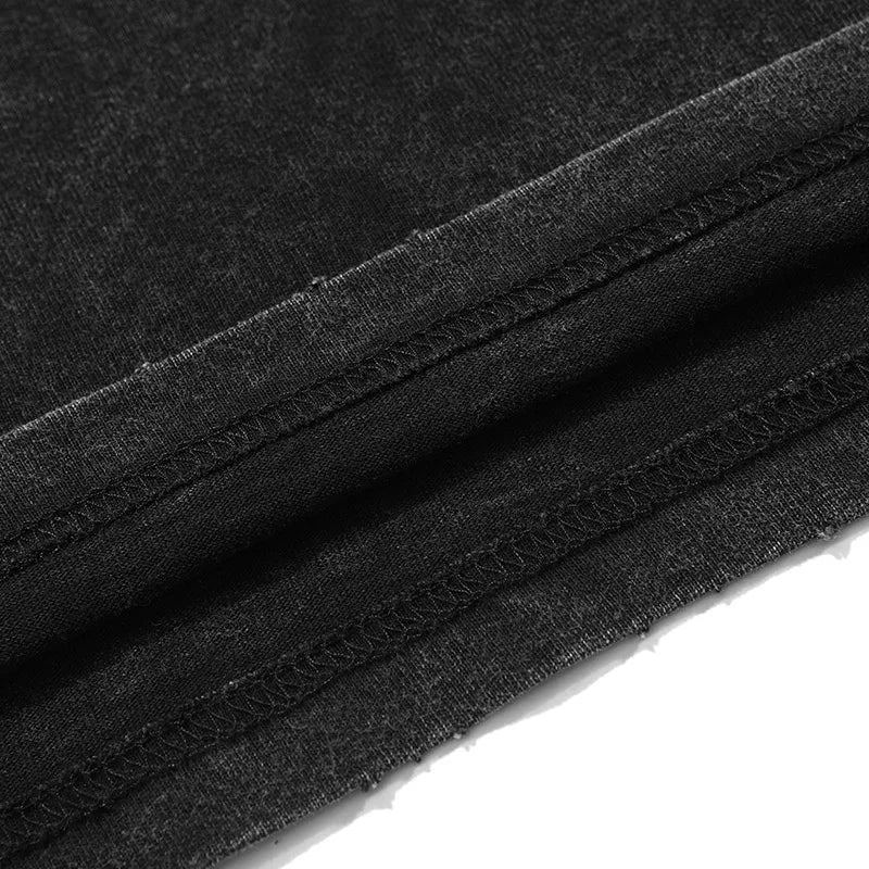 Lightning Washed T-Shirt — fabric close-up