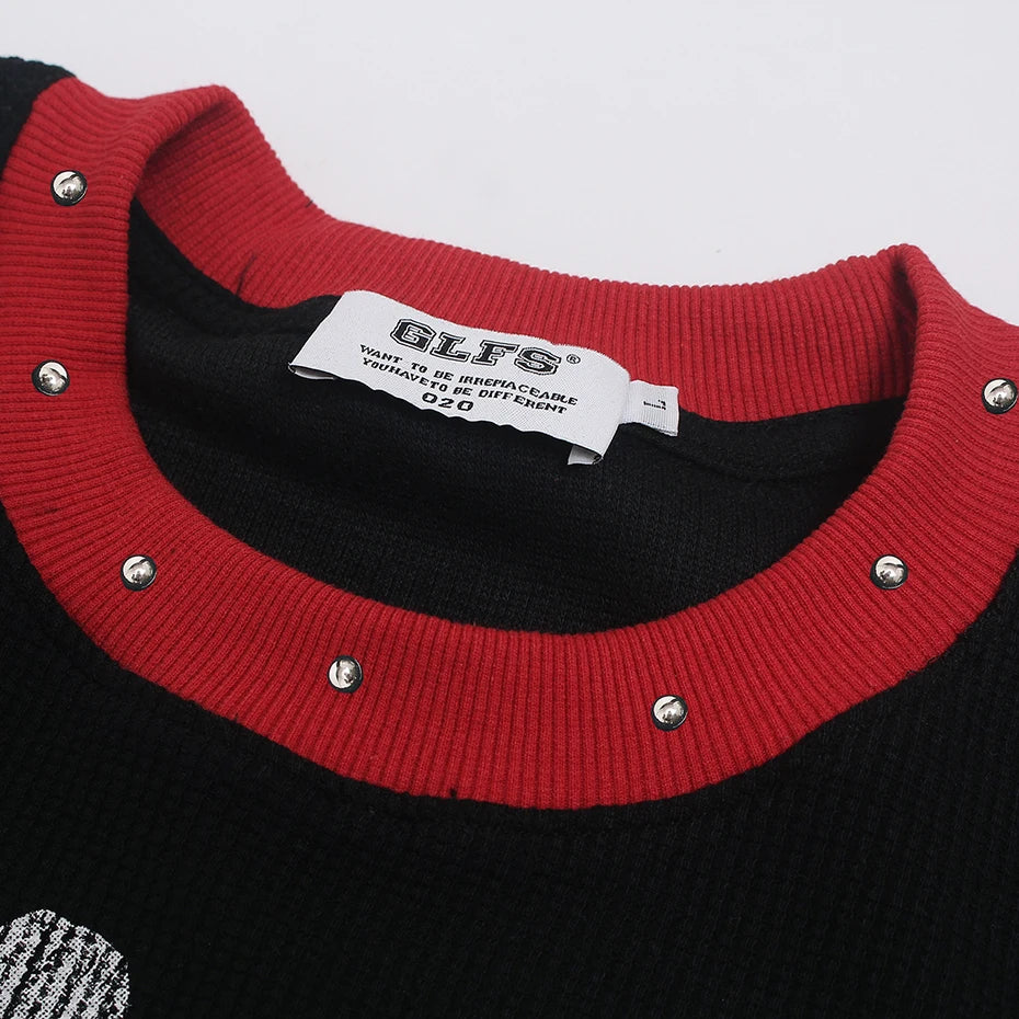 Vintage Y2K Graphic Oversized Tee — back view