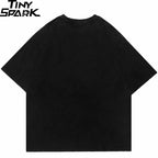 Shadow Graphic Oversized T-Shirt — back view