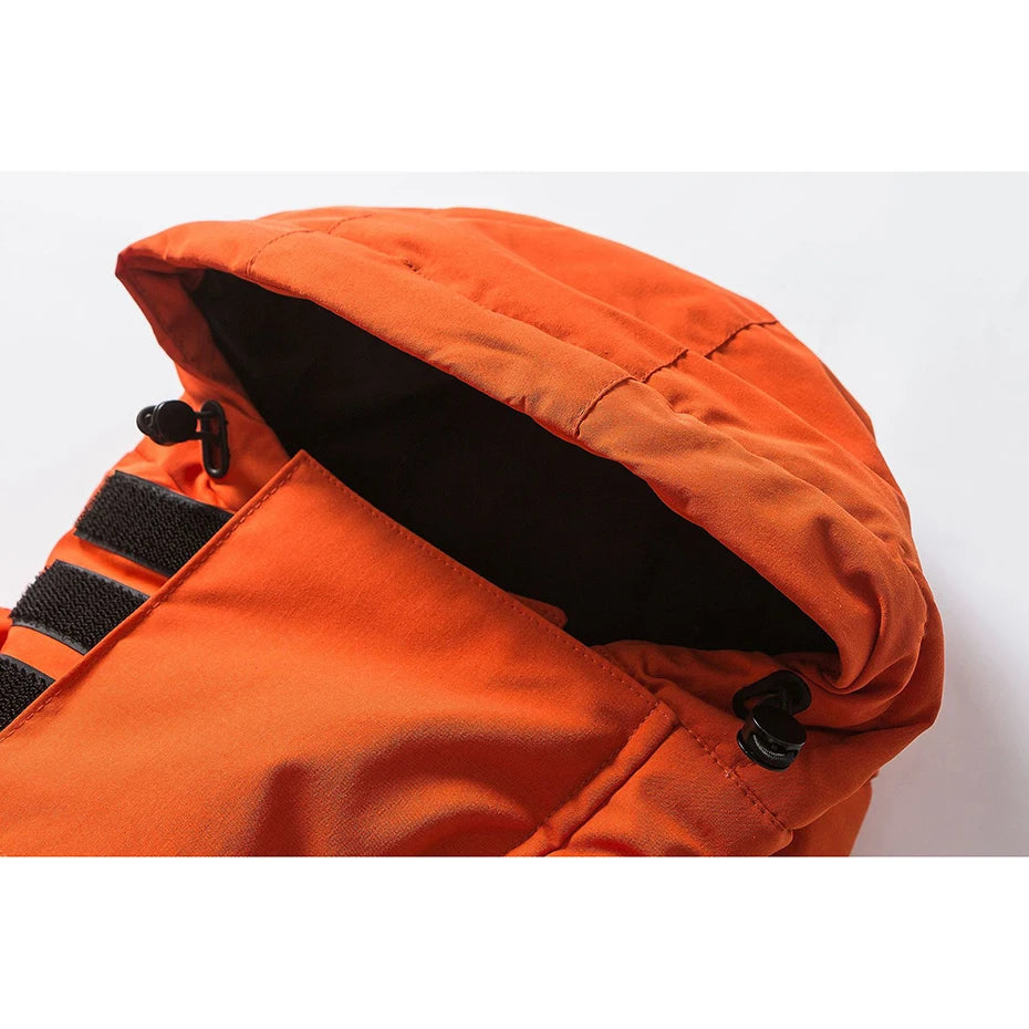 Mask Padded Puffer Jacket — fit shot