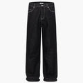 Pocket Vintage Denim Baggy Jeans — styling shot