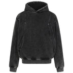 Plush Vintage Oversized Hoodie — styling shot