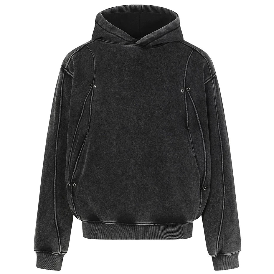 Plush Vintage Oversized Hoodie — styling shot