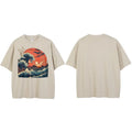 Black Sun Washed T-Shirt — side view