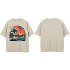Black Sun Washed T-Shirt — side view