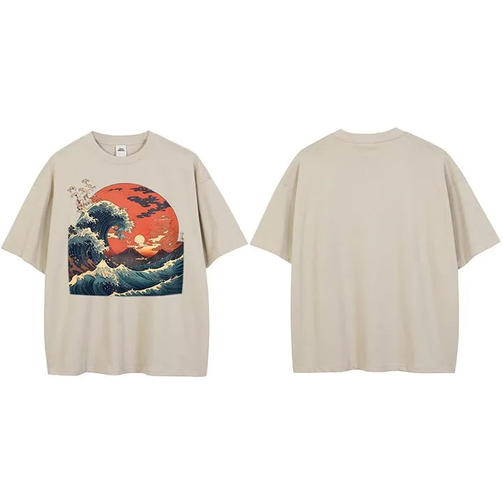 Black Sun Washed T-Shirt — side view