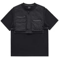 Techwear Car Patchwork Vest — styling shot