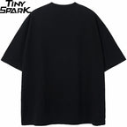 Black Shadow Graphic T-Shirt — back view