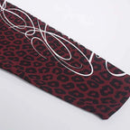 Leopard Oversized Long Sleeve Tee — fabric close-up
