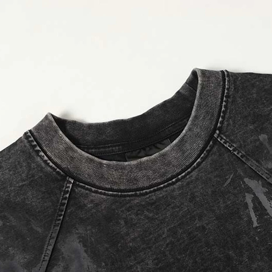 Vintage Patchwork Regular T-Shirt — fit shot
