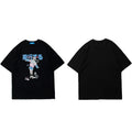 Cartoon Girl Print T-Shirt — detail shot