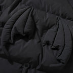 Wings Padded Oversized Puffer Jacket — fit shot