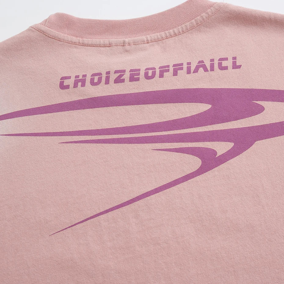 Tee Vintage Graphic Oversized T-Shirt — fabric close-up