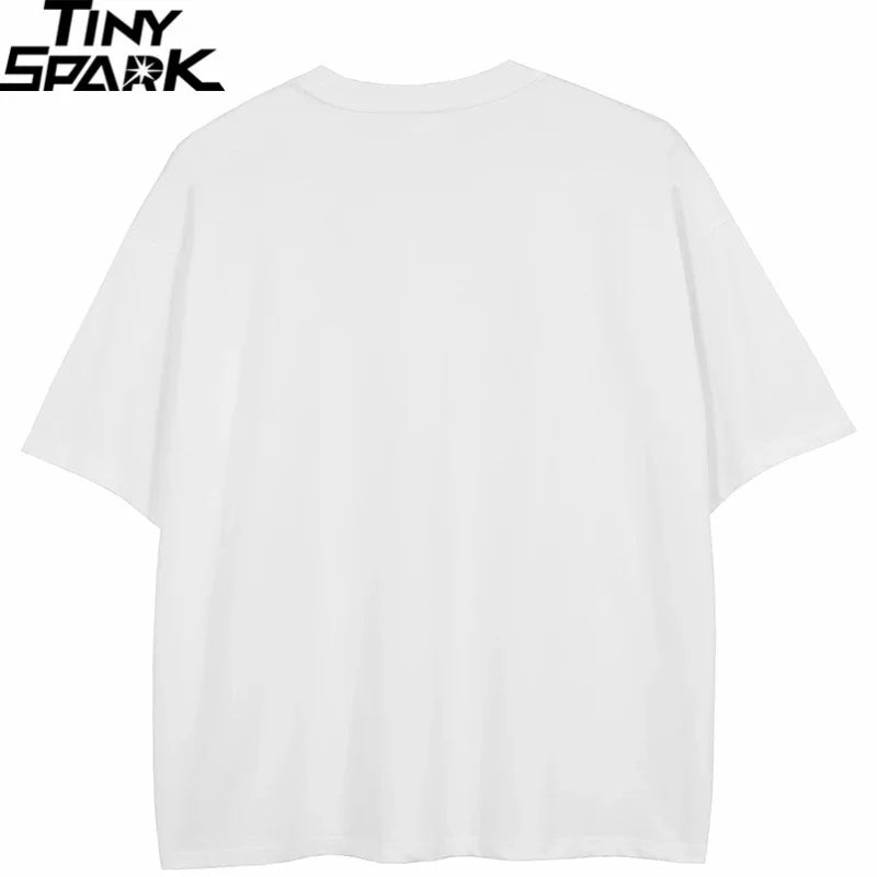 White Cats Graphic T-Shirt — back view