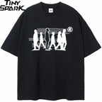 Black Shadow Graphic T-Shirt — front view