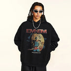 Hooded Vintage Graphic Hoodie — front view