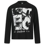 Y2K Graphic Loose Long Sleeve Tee — back view