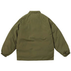 Loose Puffer Jacket — detail shot