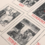 Beige Vintage Graphic Oversized T-Shirt — detail shot