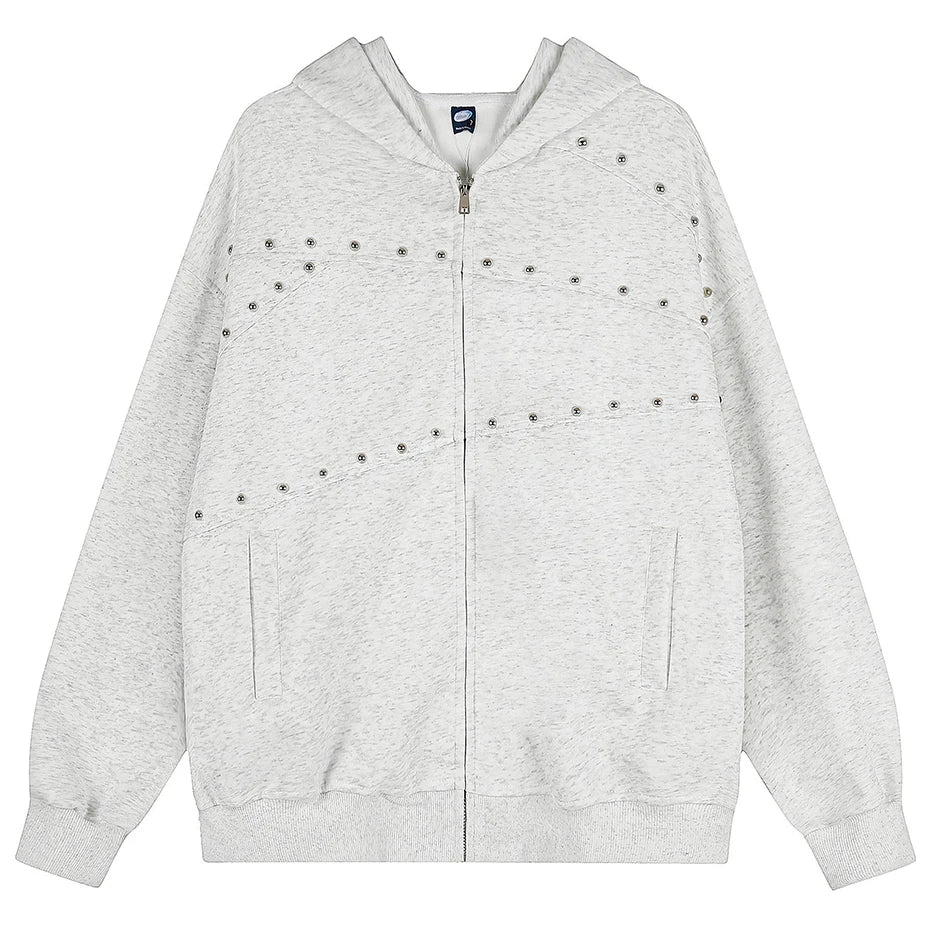 Rivet Vintage Oversized Jacket — back view