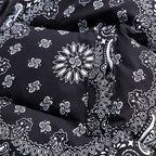 Paisley Band Padded Puffer Jacket — fabric close-up