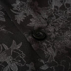 Flower Graphic Loose Shirt — detail shot