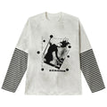 Y2K Vintage Oversized Long Sleeve Tee — styling shot