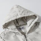 Vintage Hooded Oversized Puffer Jacket — fit shot