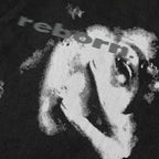 Face Graphic Oversized T-Shirt — front view
