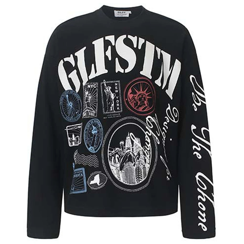 Loose Y2K Graphic Oversized T-Shirt — styling shot