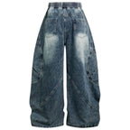 Y2K Vintage Denim Baggy Jeans — front view