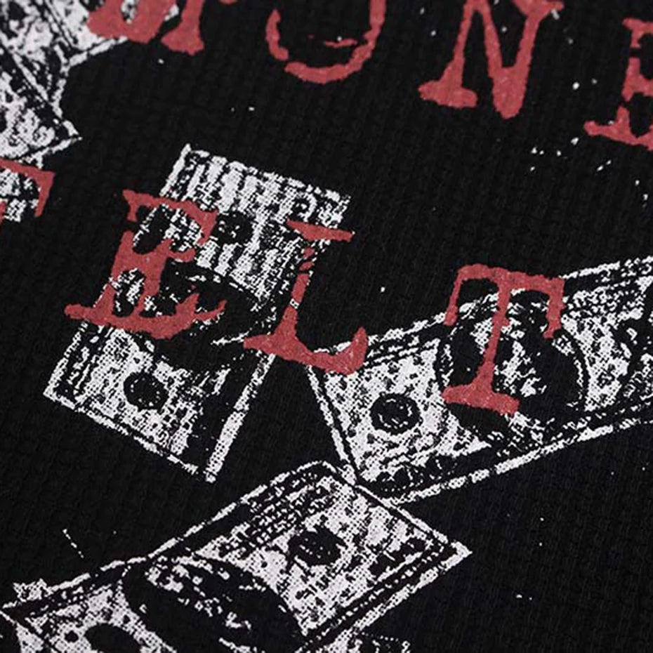 Rivet Vintage Graphic Oversized T-Shirt — fit shot