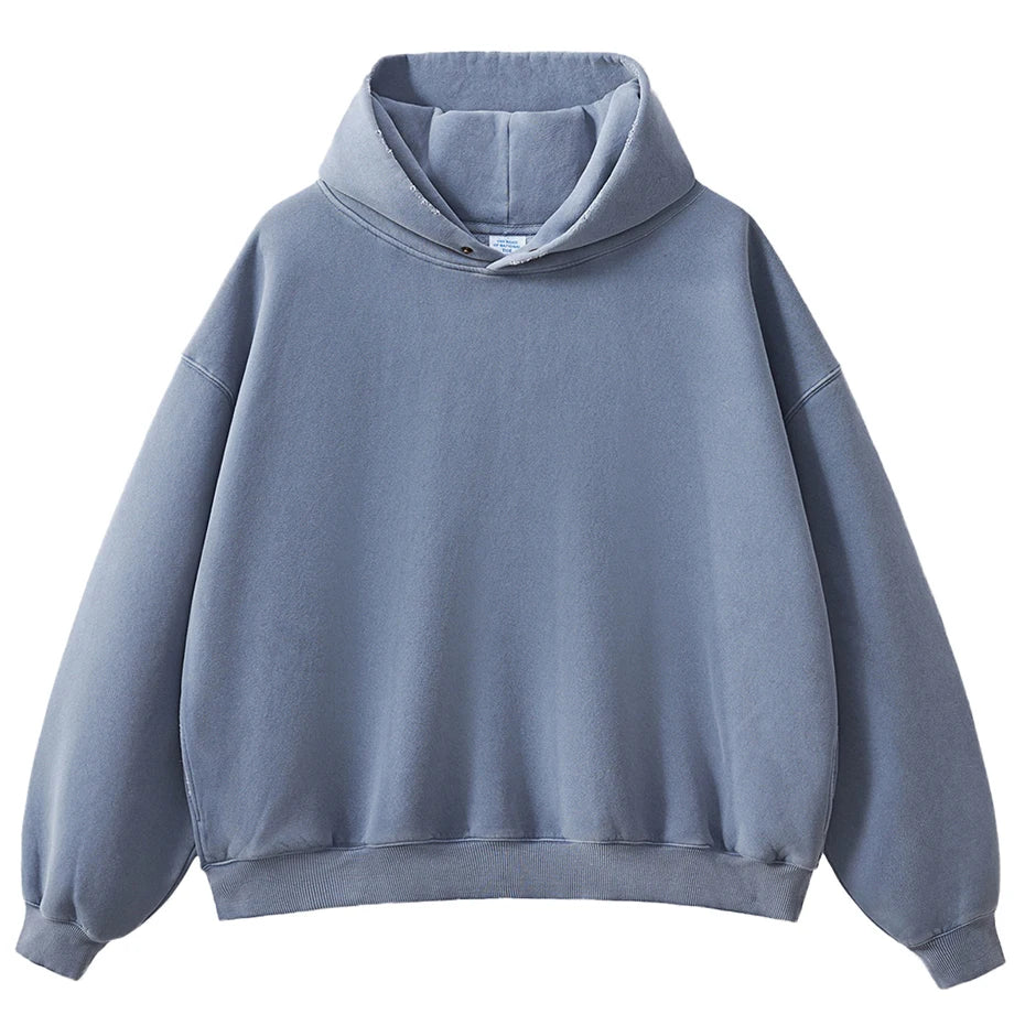 Pullover Vintage Oversized Hoodie — side view