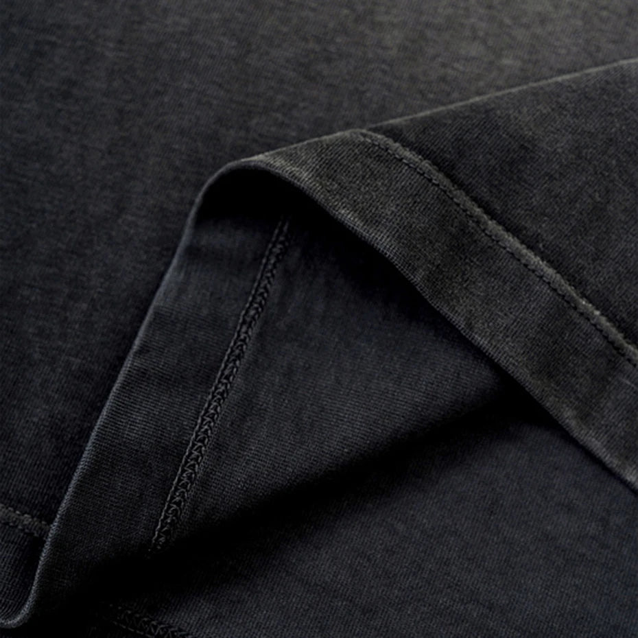Shirts Vintage Washed Oversized T-Shirt — fabric close-up