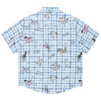 Cartoon Graphic Oversized Shirt — front view
