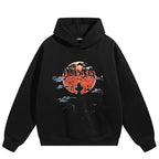Vintage Sun Graphic Hoodie — styling shot