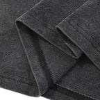 Ray Retro Black Washed T-Shirt — fabric close-up