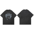 Retro Black Heart Washed T-Shirt — side view