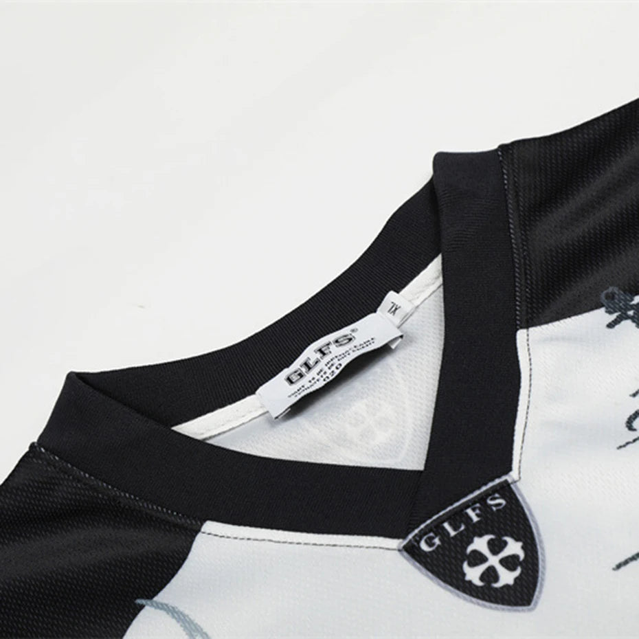 Y2K Anime Oversized T-Shirt — detail shot