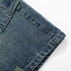 Car Vintage Loose Denim Shorts — detail shot