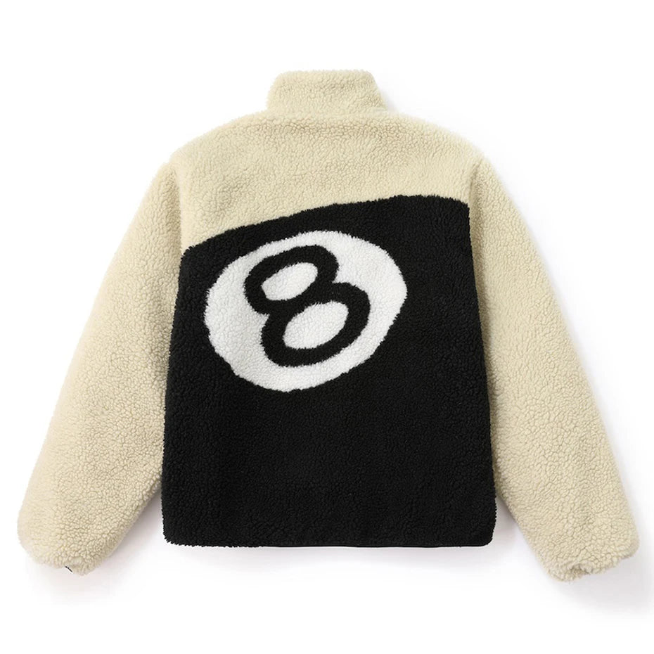 Zip Fleece Oversized Coat — styling shot